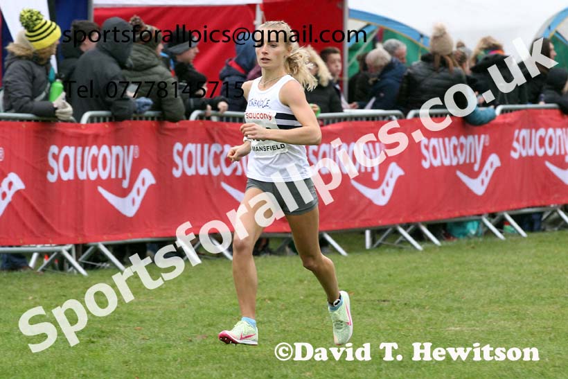 Junior womens 2021 National Cross Country Relays, Berry Hill Park, Mansfield. Photo: David T. Hewitson/Sports for All Pics